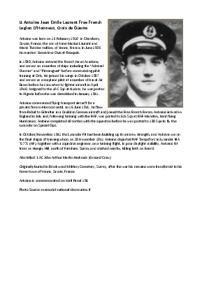 A preview of a PDF biography for Laurent, Antoine Jean Emille